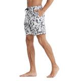 Men Sports Flex Shorts Printed Shorts Loose Summer Casual