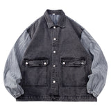 Jock Jacket Autumn Men's Denim Coat Denim Clothing Workwear Couple Denim Clothes Jacket Loose Top