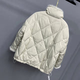 Women Winter Coats Puffer Jacket Down Coat Winter Mink Fur Down Jacket Coat Eiderdown Outerwear