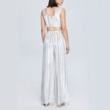 Women Spring Dress Fall High Waist Velvet Suit Split Sleeveless Vest Two-Piece Set