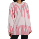 Preppy Aesthetic Sweater Pullover Women's Autumn and Winter Loose Knitwear