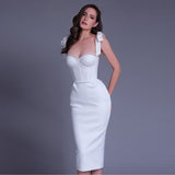 Marilyn Monroe Dress Fashionable White Suspender Dress French Dress Sexy