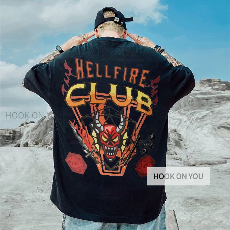 Hellfire Club Shirt Hellfire Club Hawkins 80s