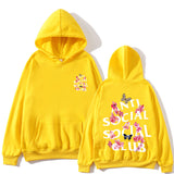 Anti Social Club Hoodie Printed Hoodie Fashion