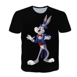 Bugs Bunny Shirt Men'S Short Sleeve Loose Exercise T-Shirt