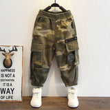 Toddler Boys Pants Children Camouflage Pants Boys Cargo Pants Leisure
