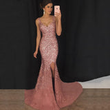 Olivia Wilde Dress Sexy Zipper Camisole Gown Slim-Fit Sequined Long Dress