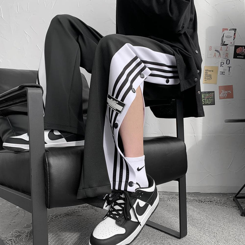 Men Pants Men's Straight Loose Casual Sports Pants
