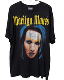 Marilyn Manson T Shirt Heavy Vintage Classic Short Sleeve T-shirt Oversize
