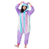Hoodies Blankets One-Piece Pajamas Adult Panda Series Cartoon Men and Women Winter Flannel