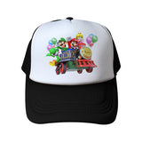 Mario Hat Summer Mesh Cap Men's and Women's Sun Hats Sun Protection Hat Travel Cap