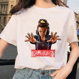 Stranger Things Hellfire Club T Shirt Printed T-Shirt Top Short Sleeve