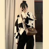 Preppy Aestitic Sweater Spring Knitted Cardigan Coat for Women