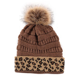 Women Winter Hats Thickened Warm Knitted Hat Winter Yarn