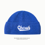 Toboggan Hat Female Autumn and Winter Wool Hat Male