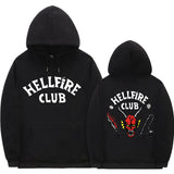 Stranger Things Hellfire Club Hoodie Hooded Sweatshirt Leisure Sports Sweater
