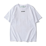 Spring and Summer Youth Cotton Short Sleeve Loose Arrow Cotton Tshirt Owt t shirt