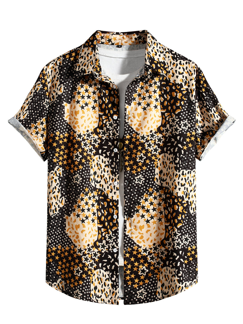Men Hawaii Shirts Men's Casual Shirt Short Sleeve Men Clothing Top