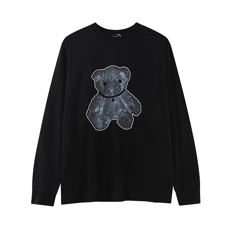 We11 Done Sweatshirts Bear Pattern for Men and Women