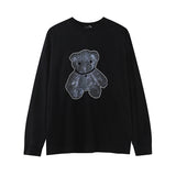 We11 Done Sweatshirts Bear Pattern for Men and Women