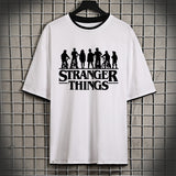 Stranger Things T Shirt Stranger Things Stranger Things Short Sleeve T-shirt Men's and Women's Loose Casual Large Size Couple Cotton Summer