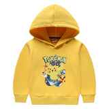 Children Pokemon Pikachu Hoodie Children's Hooded Sweatshirt