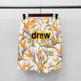 Drew House Drew Smiley Face Bird of Paradise Loose Beach Shorts Men