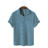 Men Hawaii Shirts Summer Men