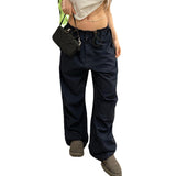 Julia Fox Low Rise Trousers Vintage Casual Hip-Hugger Trousers