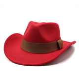 Cowboy Hats Autumn and Winter Top Hat Fashion Men and Women Fedora Hat