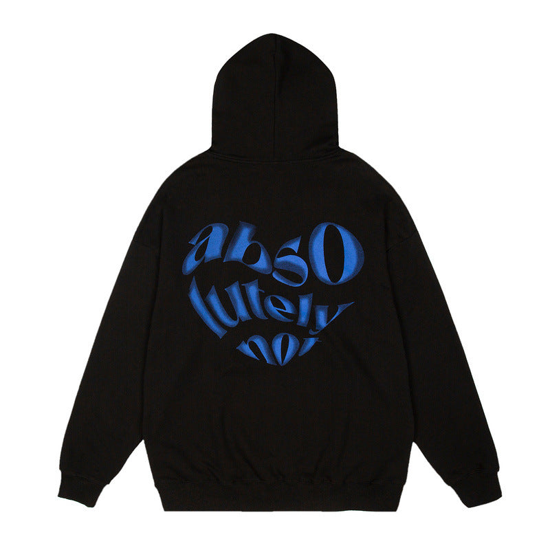 Mens Fall Outfits Graffiti Printed Hoodie Oversize Hoodie