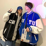 Baggy Jacket Autumn and Winter Embroidery Jacket Baseball Uniform Jacket