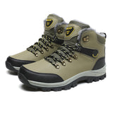 Men's Martin Boots Winter Fleece-Lined Warm High-Top Outdoor Fashion