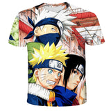 Itachi Uchiha Costume Summer Anime Naruto Itachi Uchiha 3D Digital Printed T-shirt