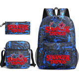 Stranger Things Hellfire Club Backpack Stranger Things Backpack Three-Piece Set for Students