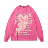 Mens Fall Outfits Sweater Men and Women Couple Long Sleeve T-shirt Autumn and Winter