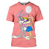 Bugs Bunny Shirt T-Shirt Summer Men'S T-Shirt Printed Loose Casual
