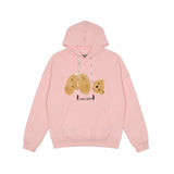 Palm Angels Hoodie Broken Bear Embroidered Hoodie Men's Coat