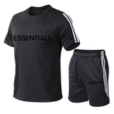 Fear of God Fog T Shirt Essentials Casual Short Sleeve Shorts Set