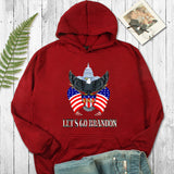 Let'S Go Brandon Hoodie Autumn Casual Long Sleeve Youth Pullover Hooded Sweater
