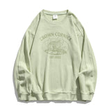 Preppy Aesthetic Sweatshirt round Neck Pullover Loose Men's Spring