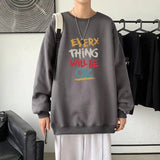 Men Sweatshirts Sweater Men's Spring and Autumn Pullover Leisure Cotton Long Sleeve
