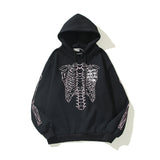 Anti Social Club Hoodie Autumn and Winter Printed Hoodie Sweater Coat