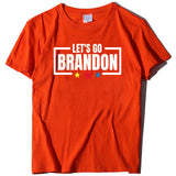 Let's Go Brandon T Shirt Letter Print Short-Sleeve T-shirt Women's Top