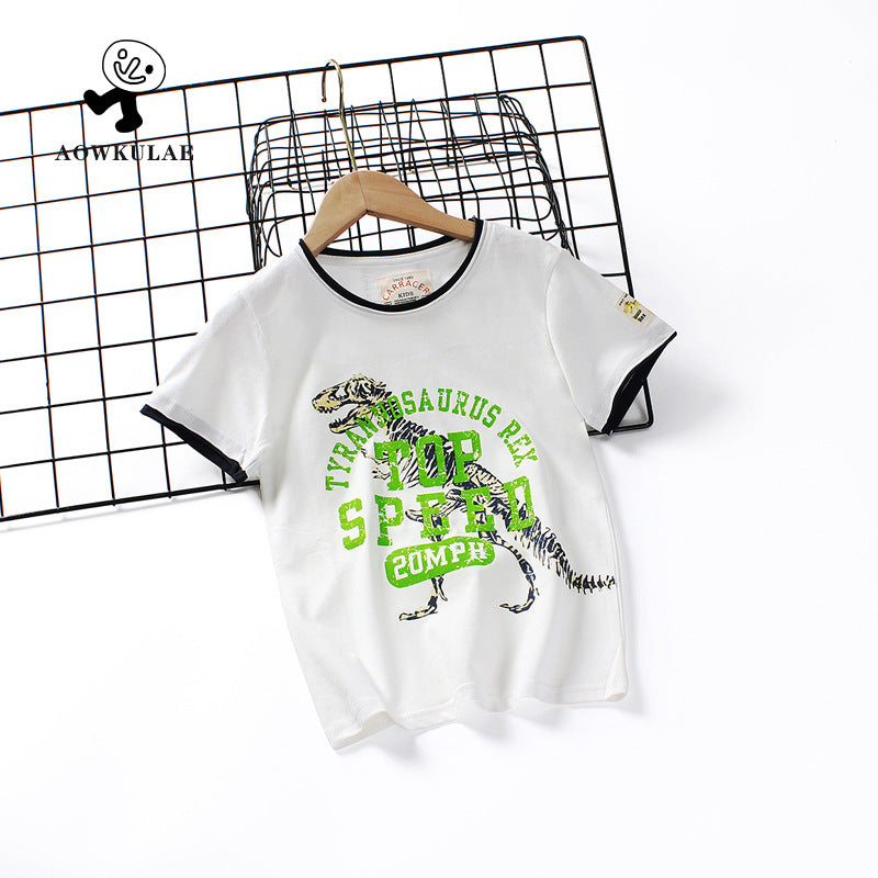 Children T Shrits Summer Children's Short-Sleeved Shirt Short-Sleeved T-shirt