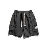 Men Shorts Summer Casual Solid Color Straight Shorts Men