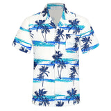 Men Beach T Shirts Summer Short Sleeve Shirt Men's Casual