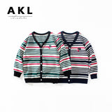 Children Boy Hoodie Spring and Autumn Children's Clothing Long Sleeve Boy Coat Striped