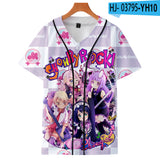 Baggy Baseball Jersey Digital Short-Sleeved Baseball Uniform Summer