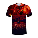 Stranger Things T Shirt 3D Printing Men's Summer